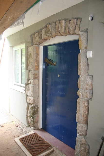 Workshop doors outside